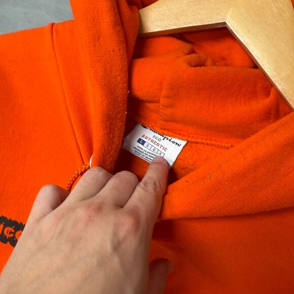 RARE Wicca Phase Springs Eternal Orange Hoodie Sweatshirt GBC Large - Picture 3 of 6
